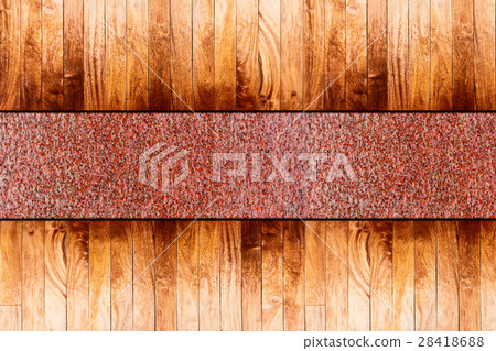Wood on metal floor Wood on metal floor 28418688