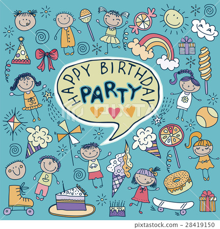 Poster for the birthday greetings. 28419150