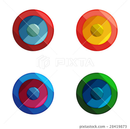Vector circle banners Vector circle banners 28419873