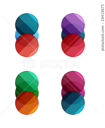 Vector circle banners Vector circle banners 28419875