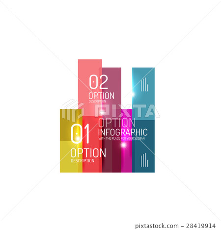 Infographics geometric business template 28419914