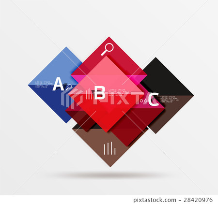 Square geometric abstract background Square geometric abstract background 28420976