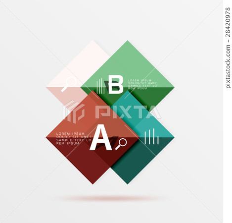 Square geometric abstract background Square geometric abstract background 28420978