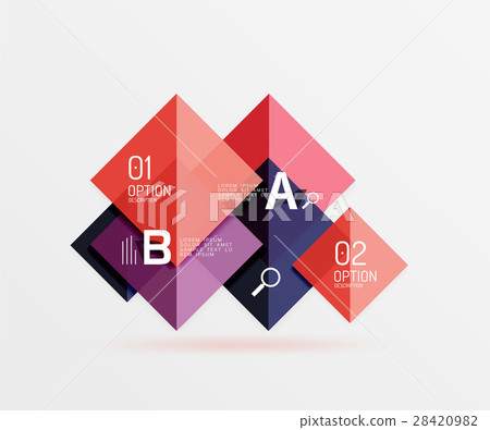 Square geometric abstract background 28420982