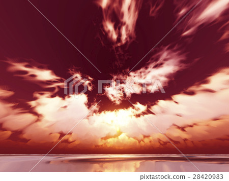 Wind and clouds with the sea Wind and clouds with the sea 28420983