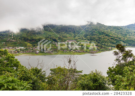 View on agricultural fields, Bali, Indonesia. View on agricultural fields, Bali, Indonesia. 28423328