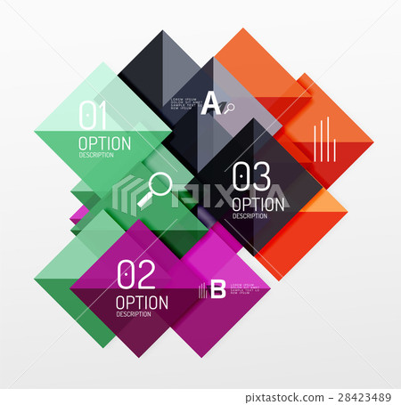 Repetition of overlapping color squares 28423489