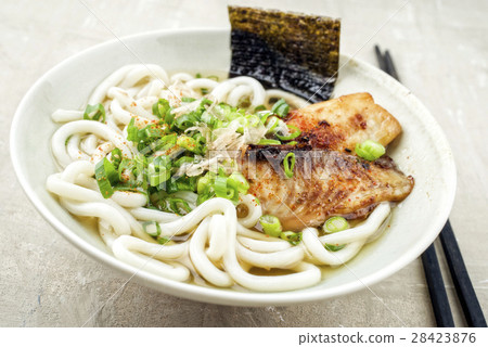 Udon Fish Soup on Bowl 28423876