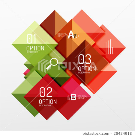 Square infographic banner. 28424918