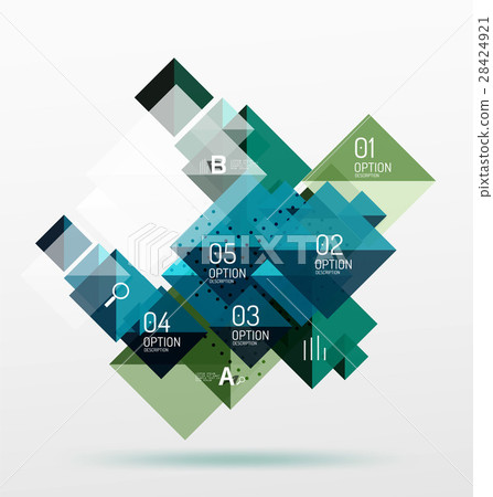 Square infographic banner. 28424921