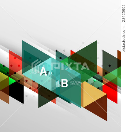 Vector geometric abstract background - Stock Illustration [28425993 ...