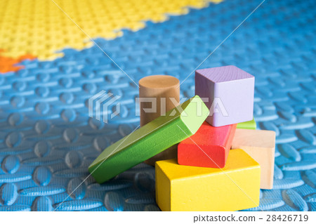 colorful block toys 28426719
