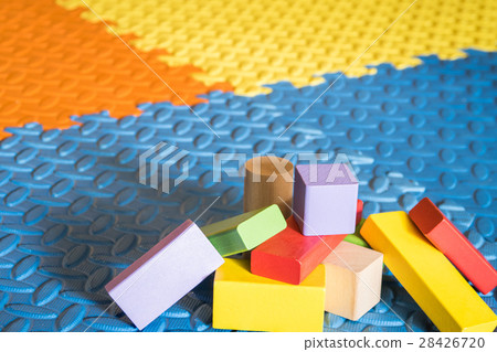 colorful block toys 28426720
