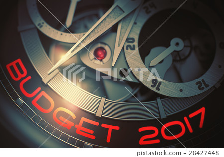 Budget 2017 on Elegant Wrist Watch Mechanism. 3D. 28427448