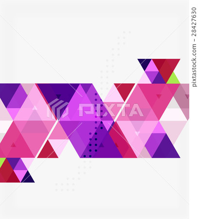 Triangle modern mosaic geometric template Triangle modern mosaic geometric template 28427630