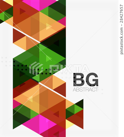 Triangle modern mosaic geometric template Triangle modern mosaic geometric template 28427657