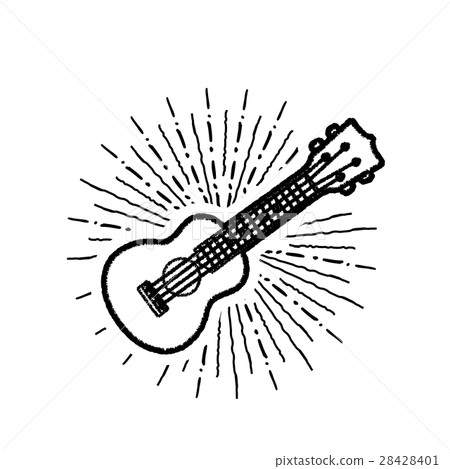 Ukulele vector illustration on white backgroiund 28428401
