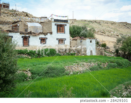 House at a rural village in Ladakh, India House at a rural village in Ladakh, India 28429101