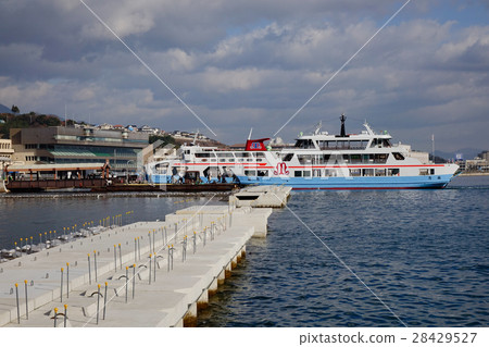 Tourist boat to Miyajima Island, Japan 28429527