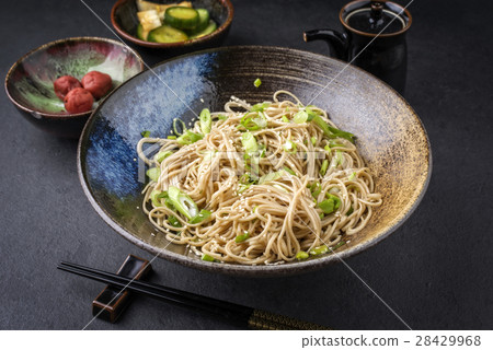 Soba Noodles with Tsukemono Soba Noodles with Tsukemono 28429968