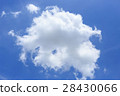 blue sky with white cloud closeup. 28430066