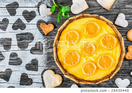 Lemon custard tart Lemon custard tart 28430448