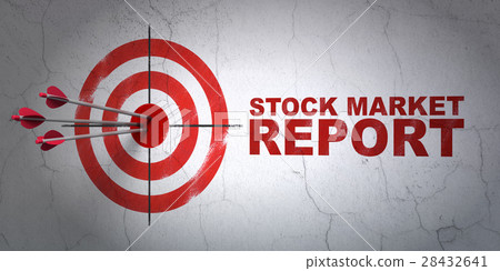 Currency concept: target and Stock Market Report Currency concept: target and Stock Market Report 28432641