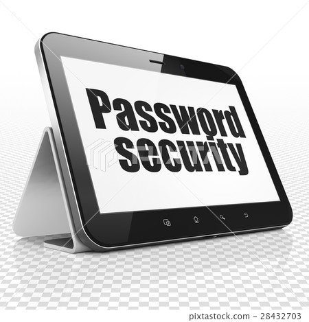 Protection concept: Tablet Computer with Password Protection concept: Tablet Computer with Password 28432703