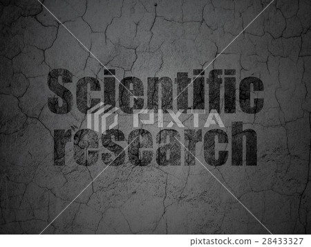 Science concept: Scientific Research on grunge 28433327