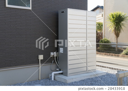 Water heater Enefer Eco late night electric power residential facilities Detached outdoor installation example 28433918