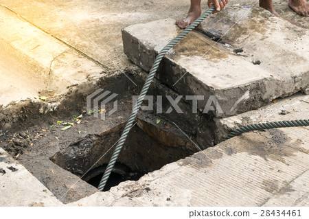 Working for drain cleaning Working for drain cleaning 28434461