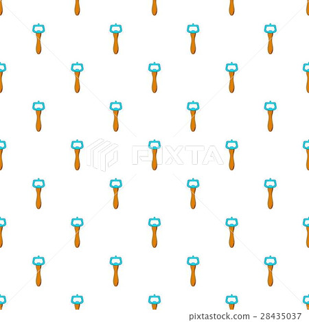 Beer bottle opener pattern, cartoon style 28435037