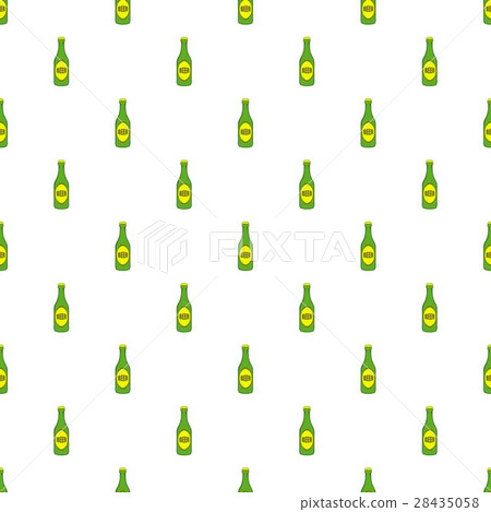 Bottle of beer pattern, cartoon style 28435058