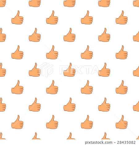 Gesture approval pattern, cartoon style Gesture approval pattern, cartoon style 28435082