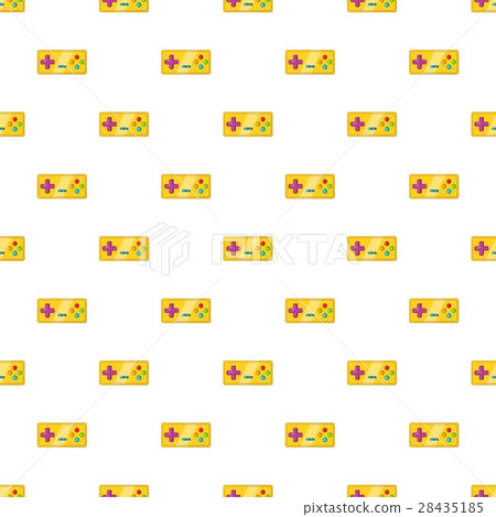 Joystick pattern, cartoon style Joystick pattern, cartoon style 28435185