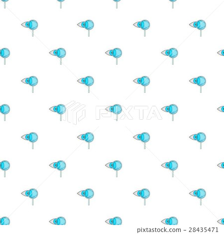 Eye with a magnifying glass pattern, cartoon style Eye with a magnifying glass pattern, cartoon style 28435471