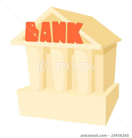Bank icon, cartoon style Bank icon, cartoon style 28436268