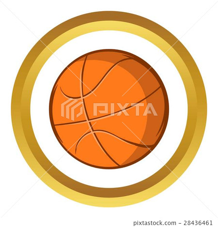 Basketball ball vector icon, cartoon style Basketball ball vector icon, cartoon style 28436461