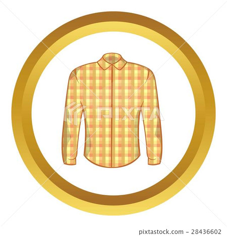 Lumberjack shirt vector icon, cartoon style Lumberjack shirt vector icon, cartoon style 28436602