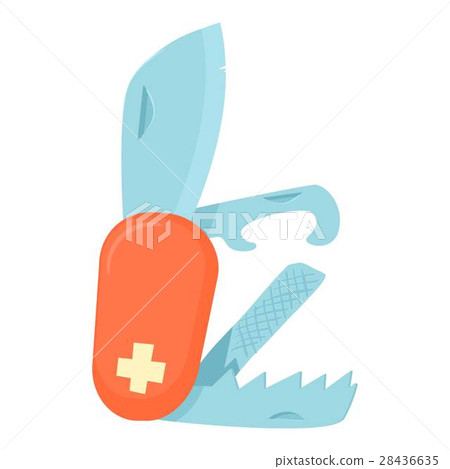 Penknife icon, cartoon style Penknife icon, cartoon style 28436635