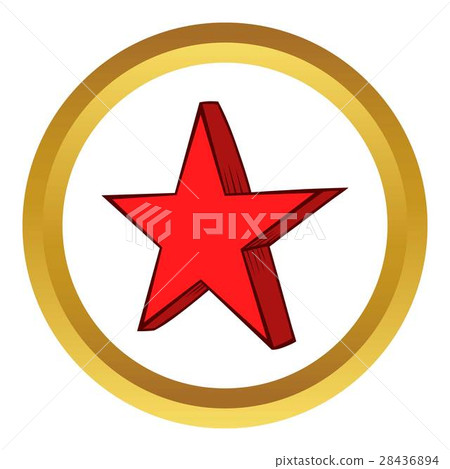 Star vector icon, cartoon style 28436894