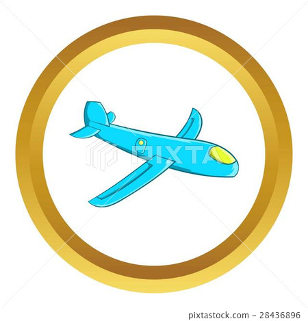 Children plane vector icon 28436896