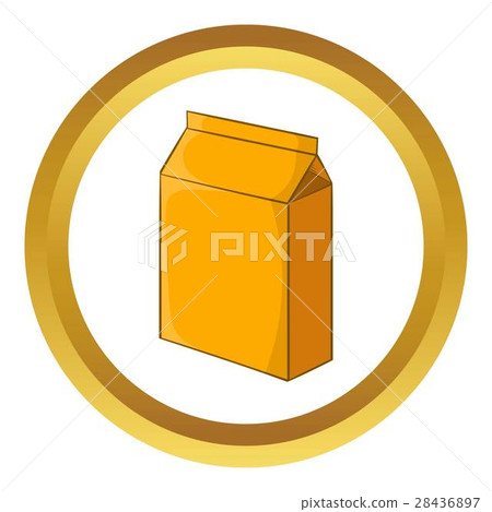 Cardboard packaging vector icon - Stock Illustration [28436897] - PIXTA