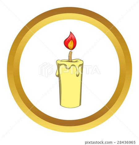 Candle vector icon 28436965