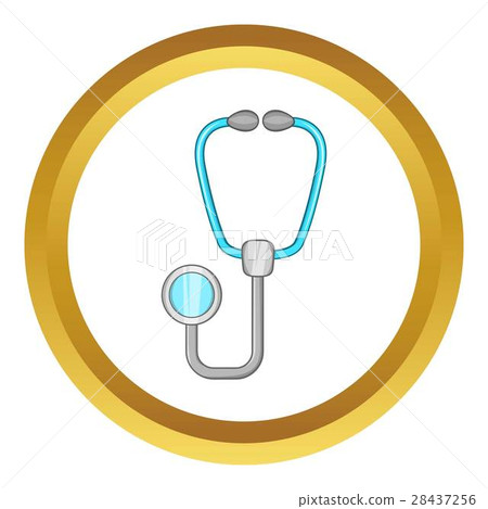 Phonendoscope vector icon Phonendoscope vector icon 28437256