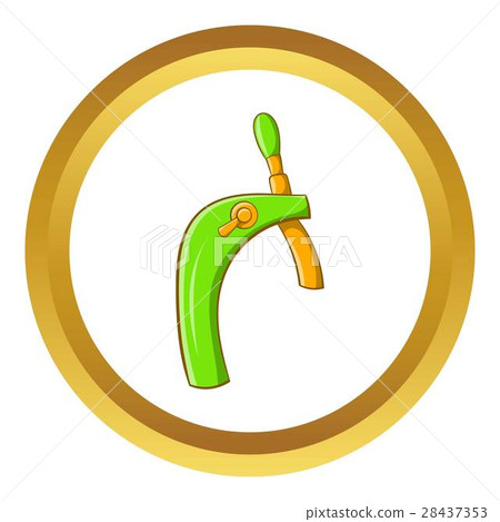Faucet for beer vector icon 28437353