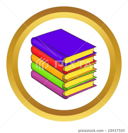 Stack of books vector icon Stack of books vector icon 28437505