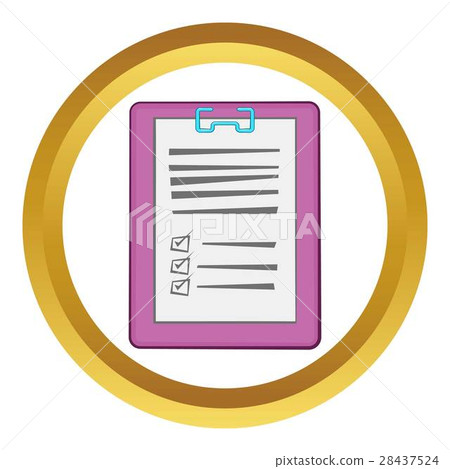 Medical report vector icon 28437524