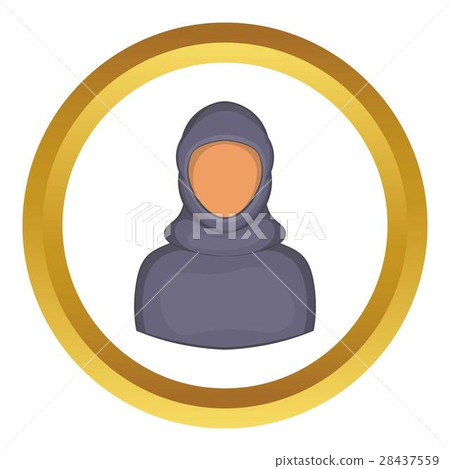 Woman Arab vector icon 28437559