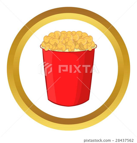 Popcorn vector icon 28437562